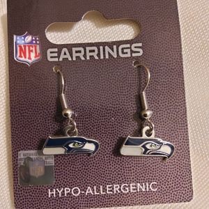Seattle Seahawks Dangle Earrings